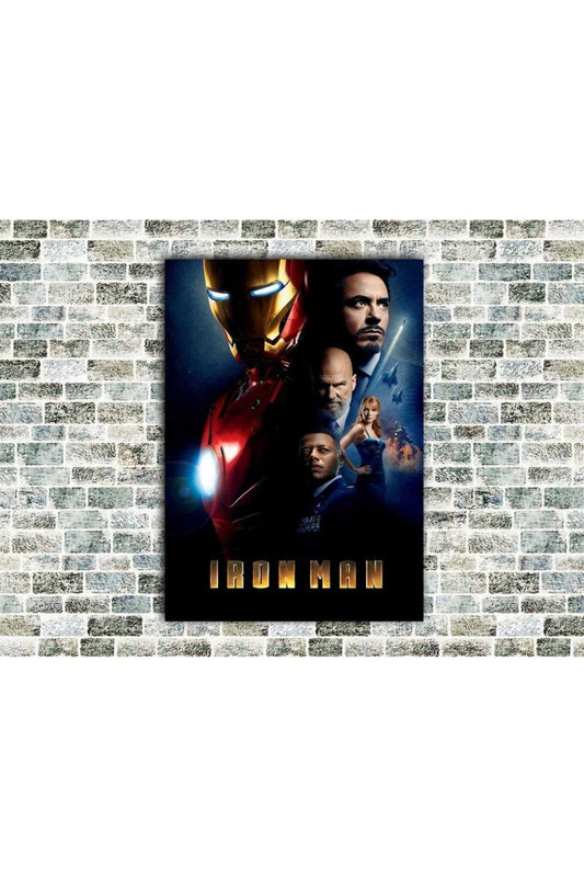 Iron Man Wooden Painting