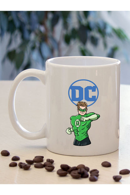 Green Lantern Printed Gift Porcelain Mug