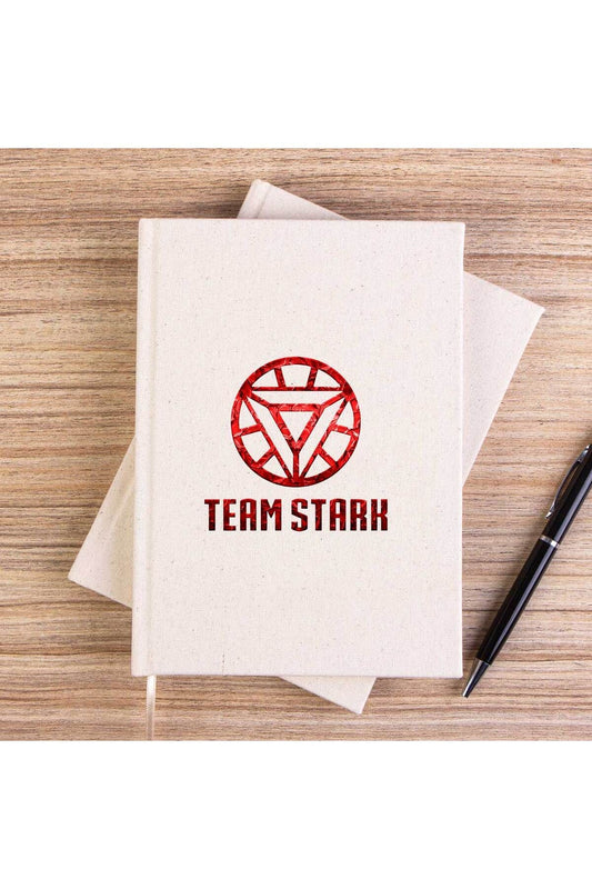 Iron Man Team Stark Unlined Canvas Notebook