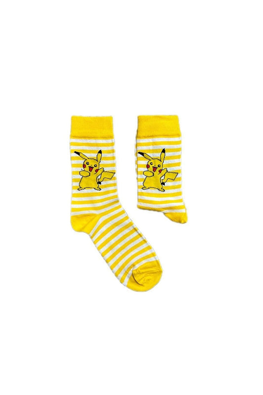 Pokemon Pikachu Squirtle Jigglypuff Bulbasaur Charmander Sock