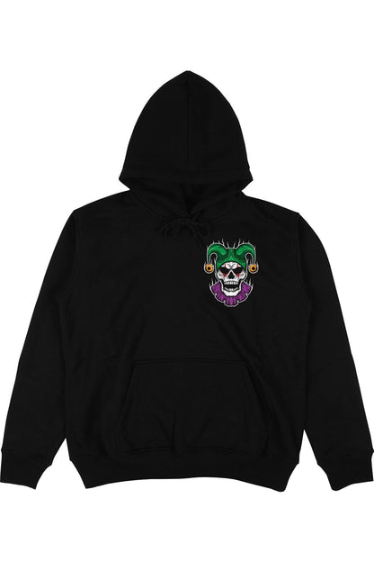 Skull Joker Black Oversize Unisex Hooded Sweatshirt Hoodie