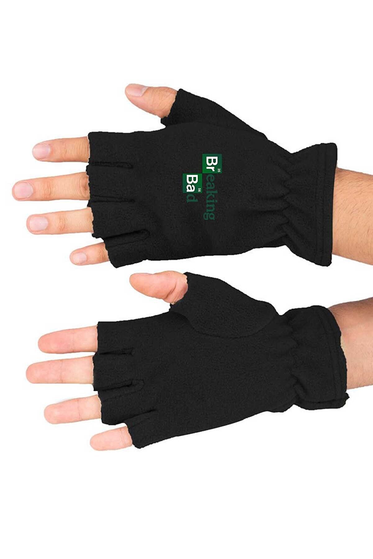 Breaking Bad Fingerless Fleece Gloves