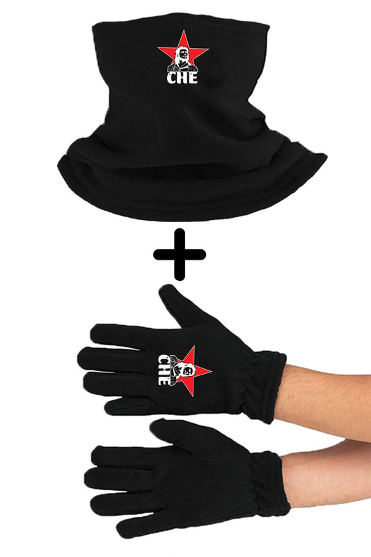 Che Guevara Neck Collar Beret And Glove Set