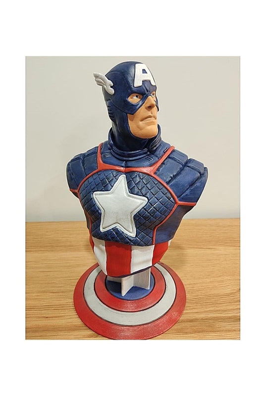 Captain America First Revenge Painted Bust 12 Cm