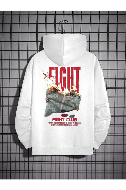 Fight Club Oversize Unisex Printed Sweatshirt Hoodie