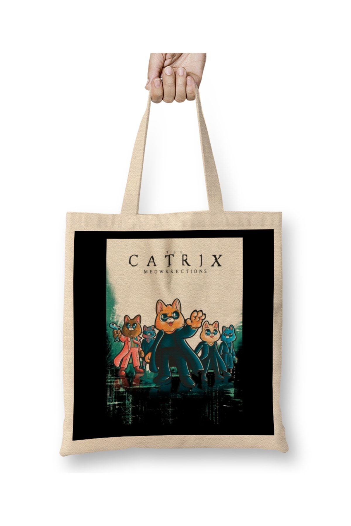 The Catrix Matrix Tote Bag