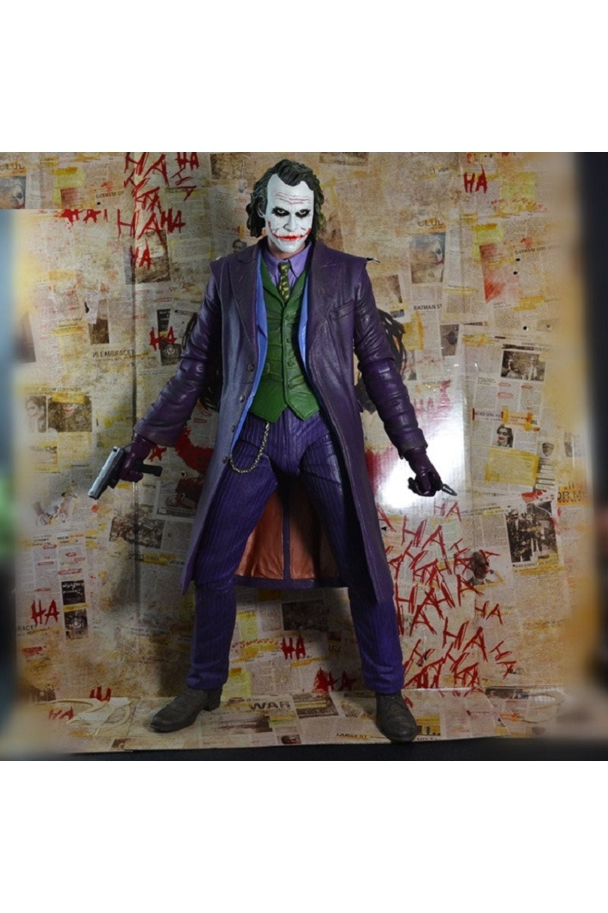 Heath Ledger Joker Batman The Dark Knight Figure Posable Action Figure