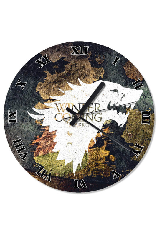 Game of Thrones 30 Cm Diameter Stark Wall Clock