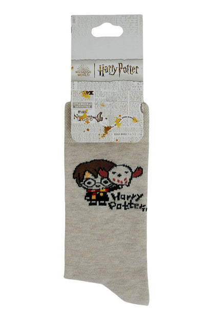 Harry Potter Unisex Vegan Beigej Socks - Warner Bros