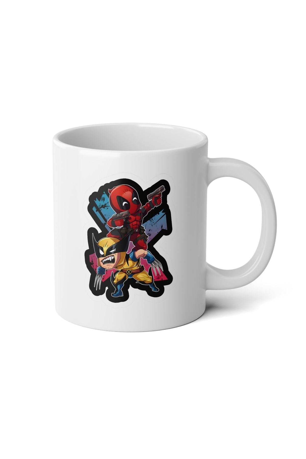 Deadpool & Wolverine Printed Premium Porcelain Mug Cup-marvel-superhero