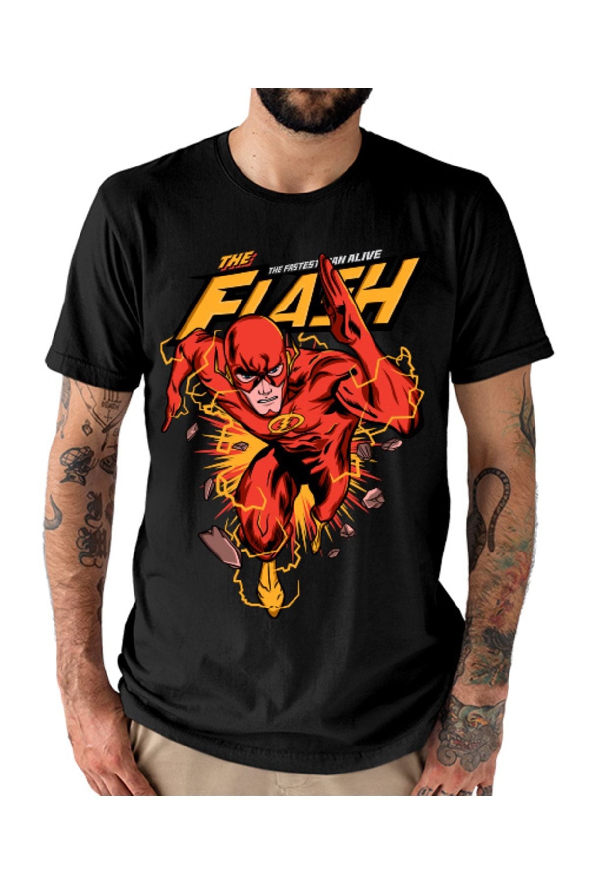 THE FLASH FASTEST MAN ALIVE UNISEX T-SHIRT