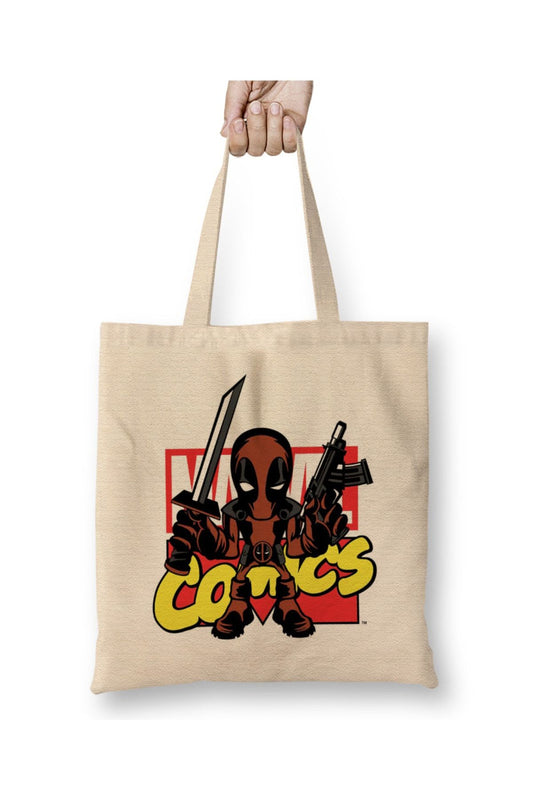 Marvel Comics Deadpool Tote Bag Long Handle