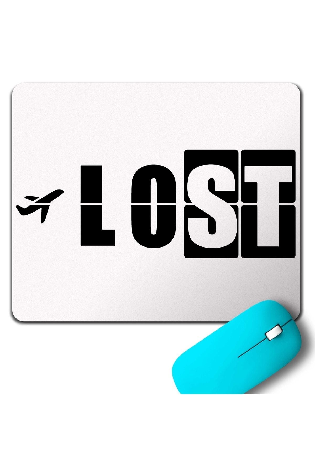 Lost Minimal Mouse Pad