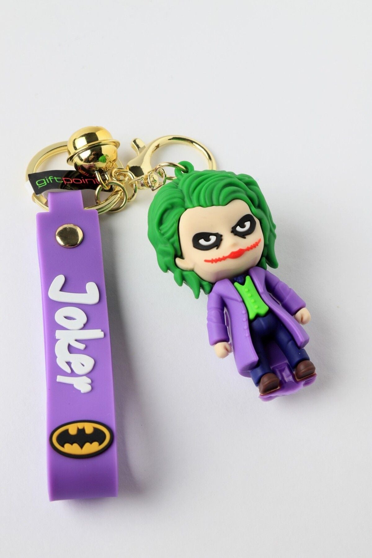 Joker Figure Silicone Keychain