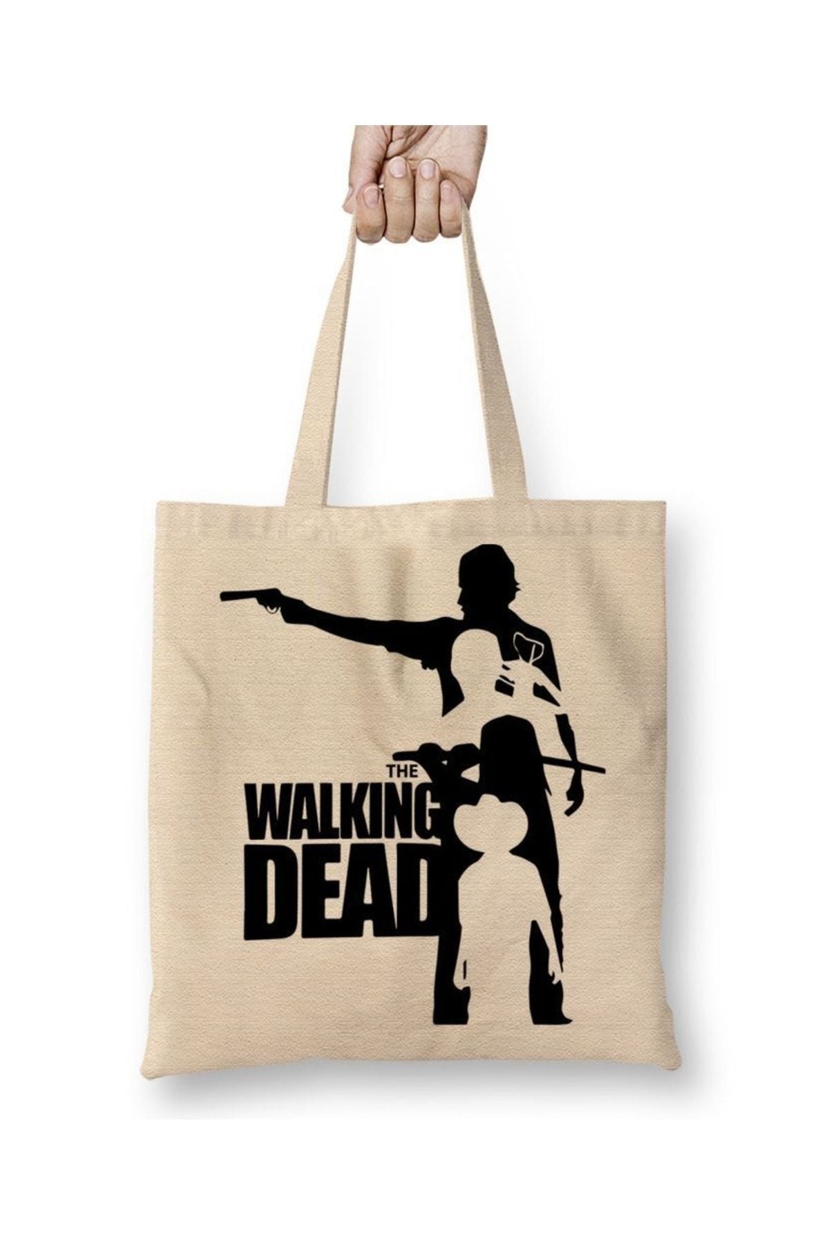 The Walking Dead Rick Grimes Michonne Daryl Carl Tote Bag Long Handle