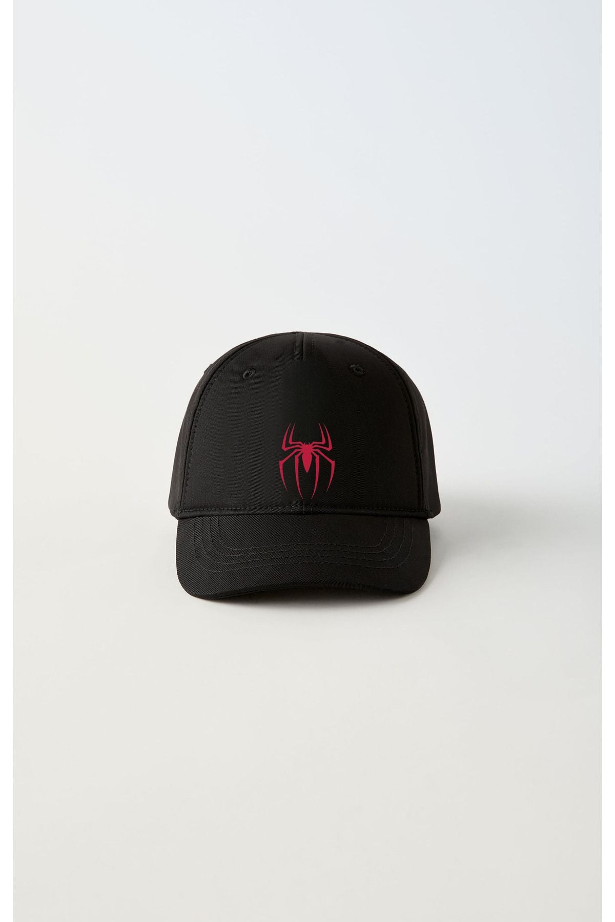 Marvel Spiderman Printed Adjustable Men's and Women's Sports Hat with Velcro on the Back