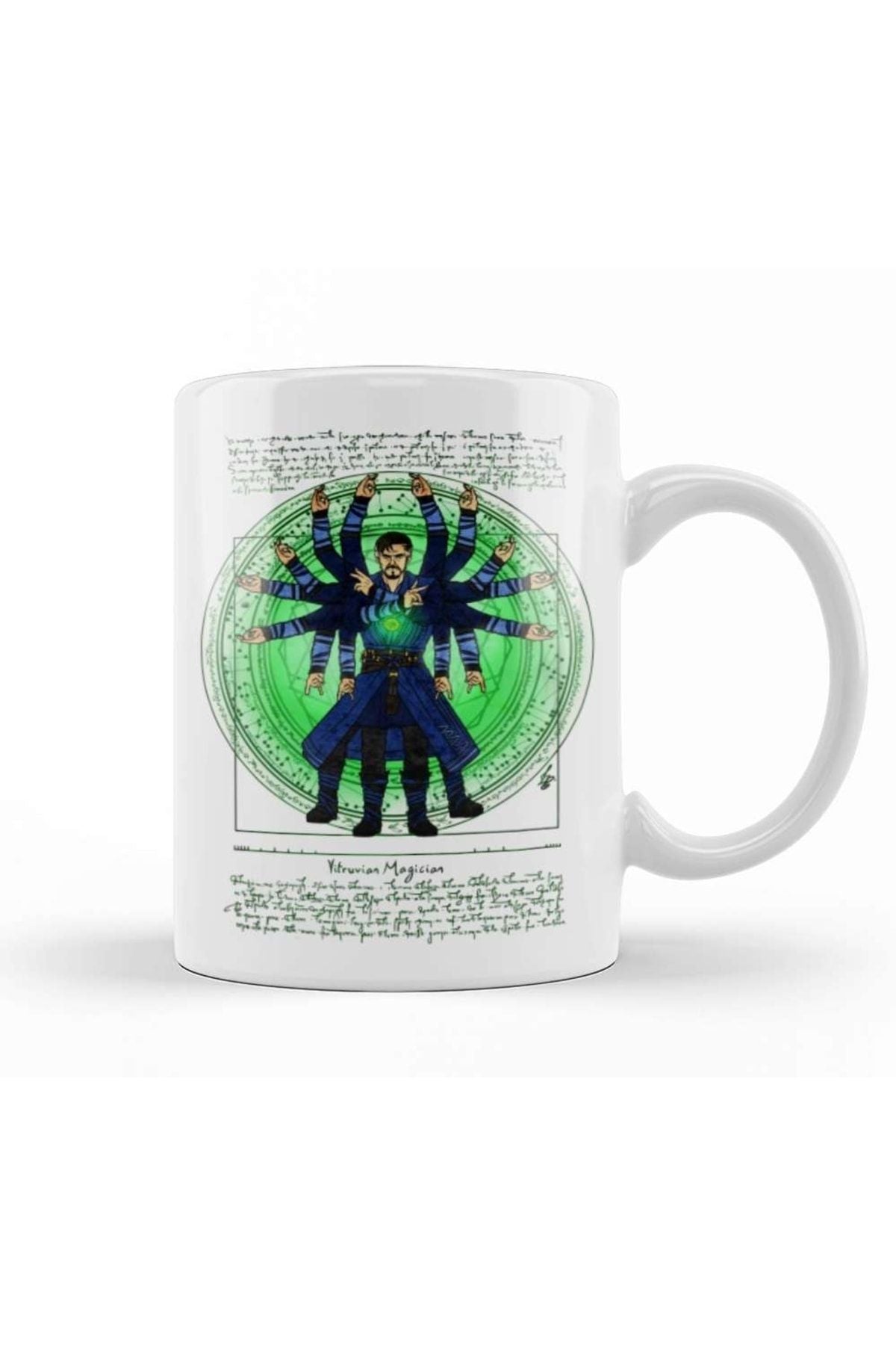 Doctor Strange Vitruvian Magician Mug Cup Porcelain