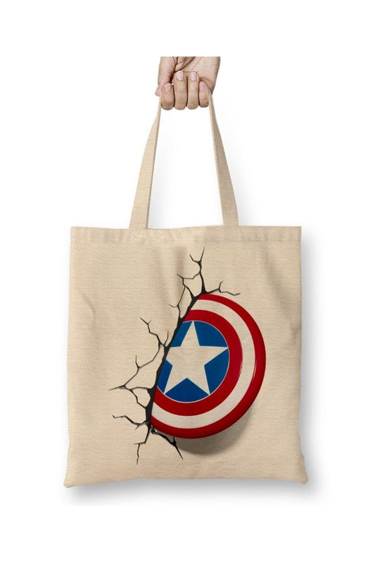 Captain America Shield Tote Bag Long Handle