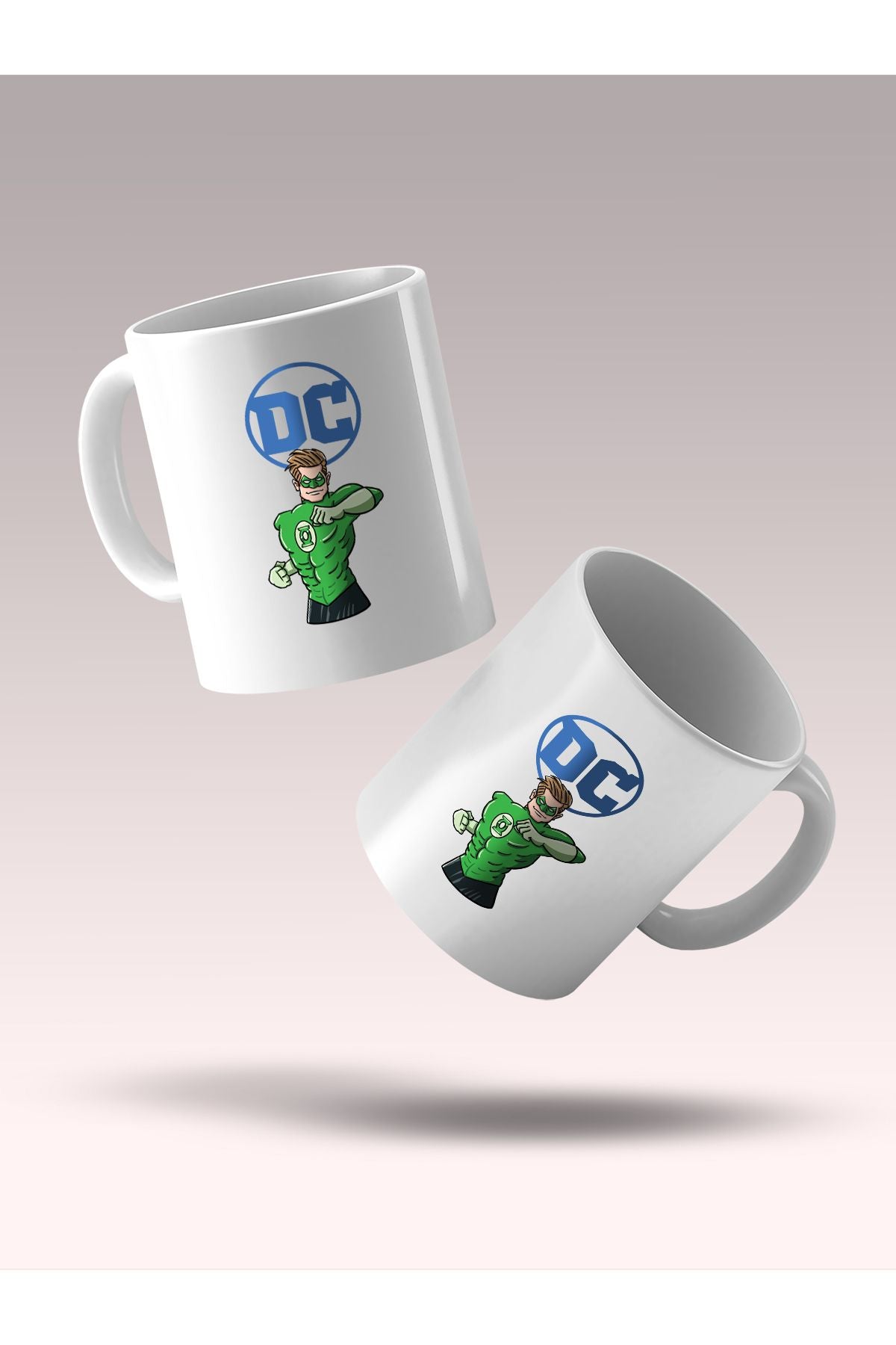 Green Lantern Printed Gift Porcelain Mug