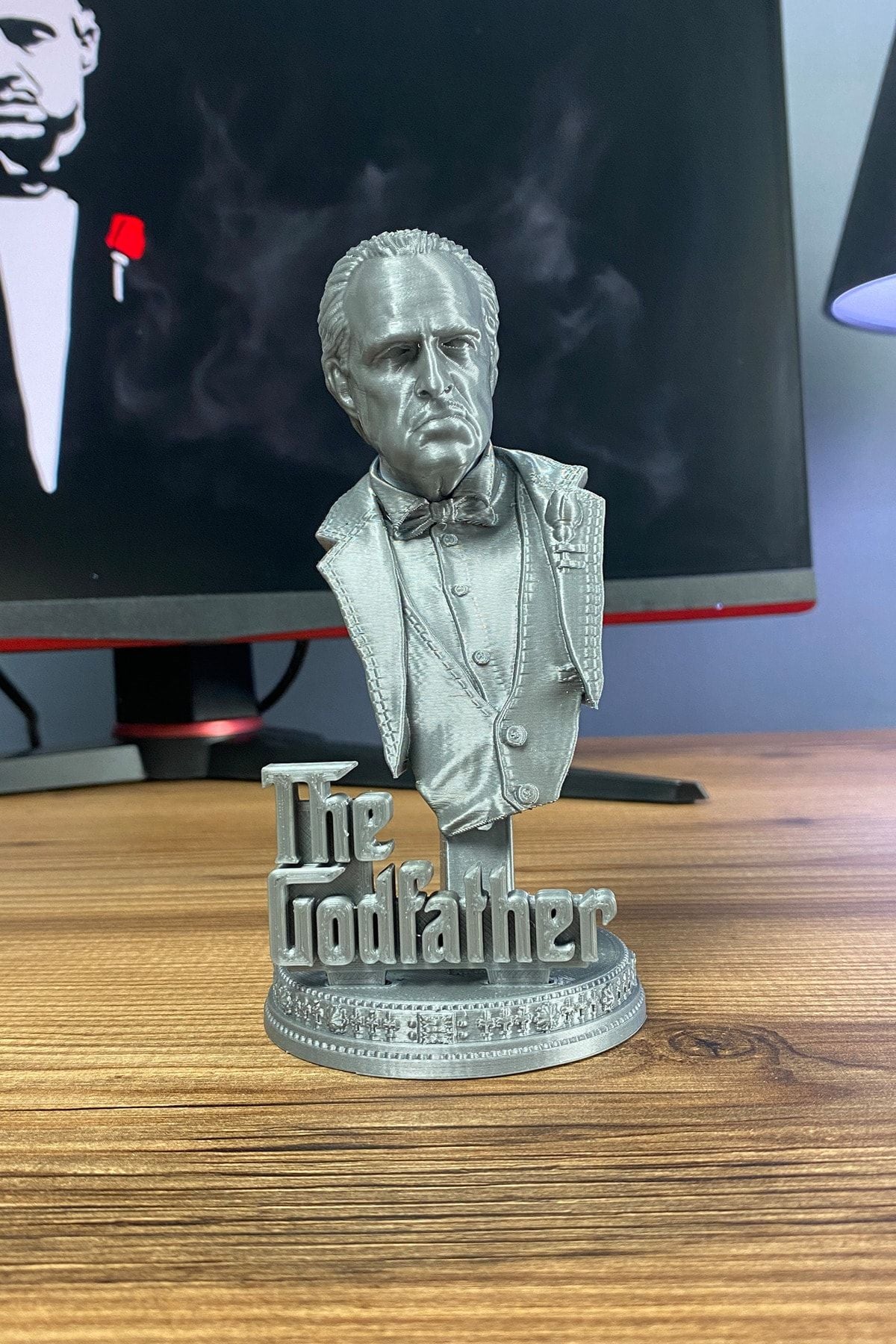 The Godfather Vito Corleone Marlon Brando Bust Figure 15cm