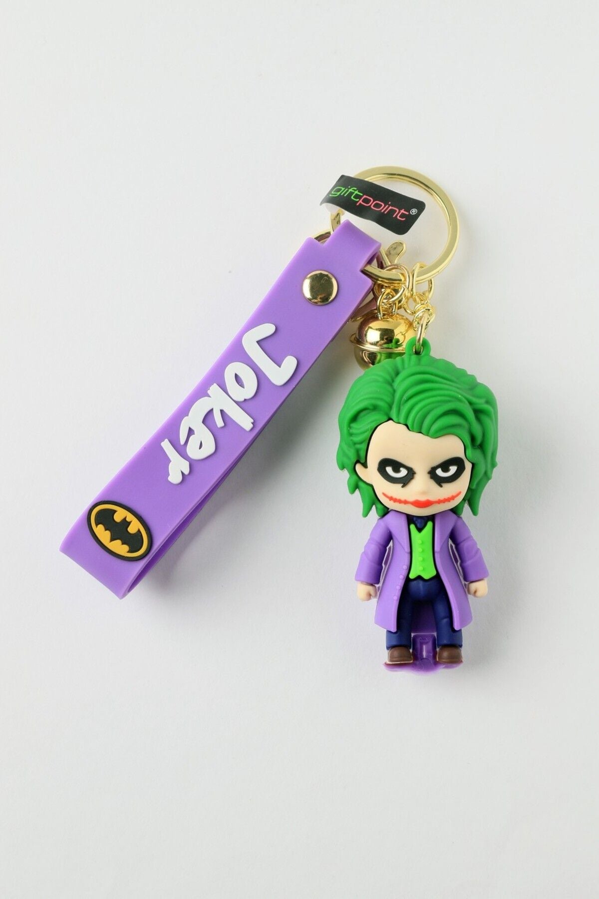 Joker Figure Silicone Keychain