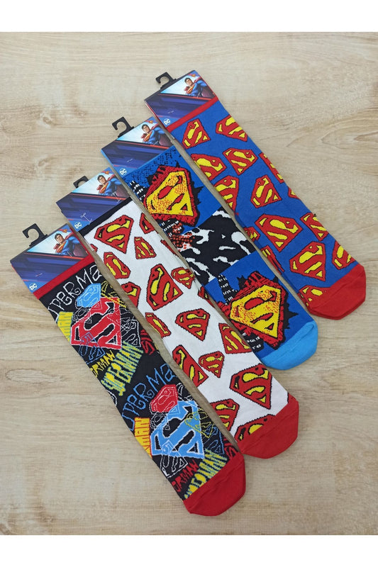 Adult Superman Disney Socks 4 Pieces