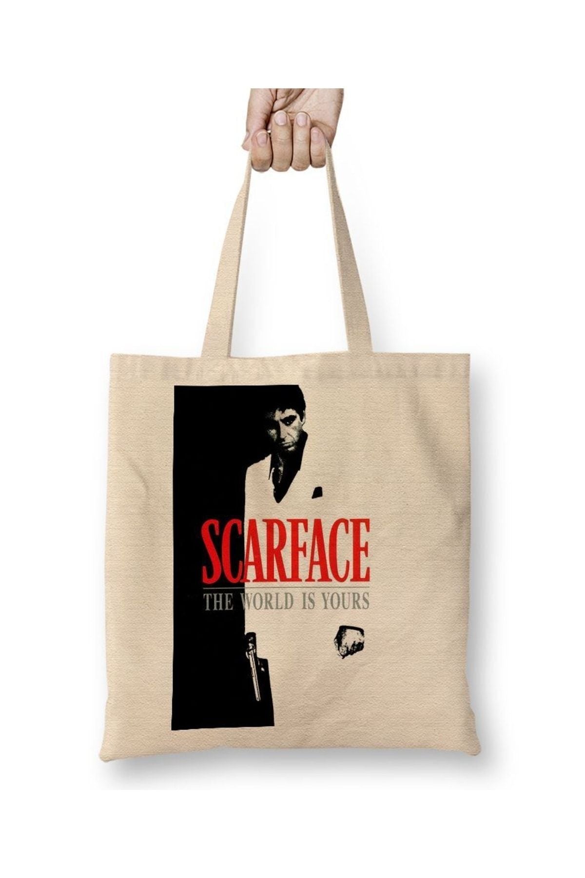 Scarface The World Is Yours 2 Tote Bag Long Handle