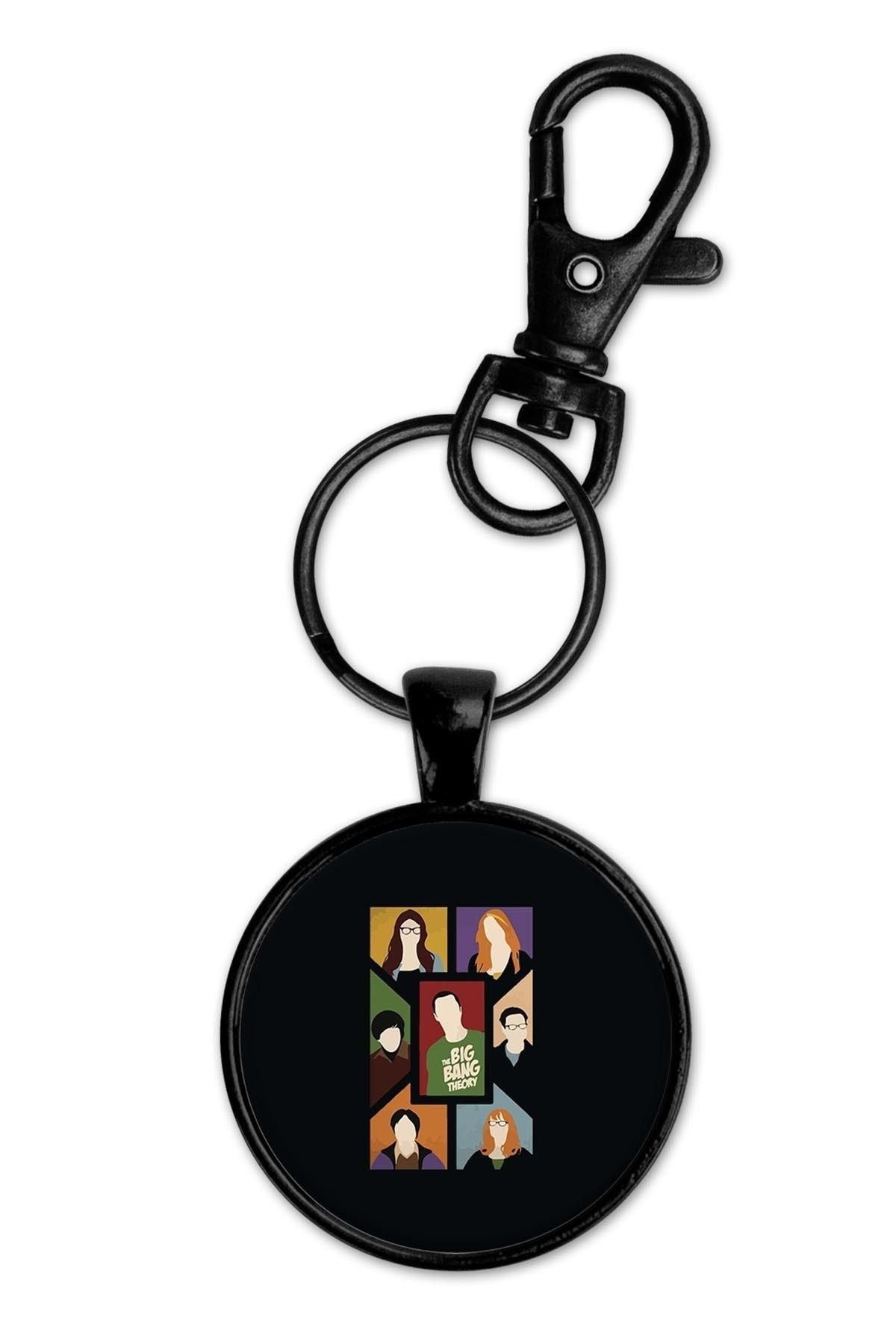 The Big Bang Theory Black Matte Keychain