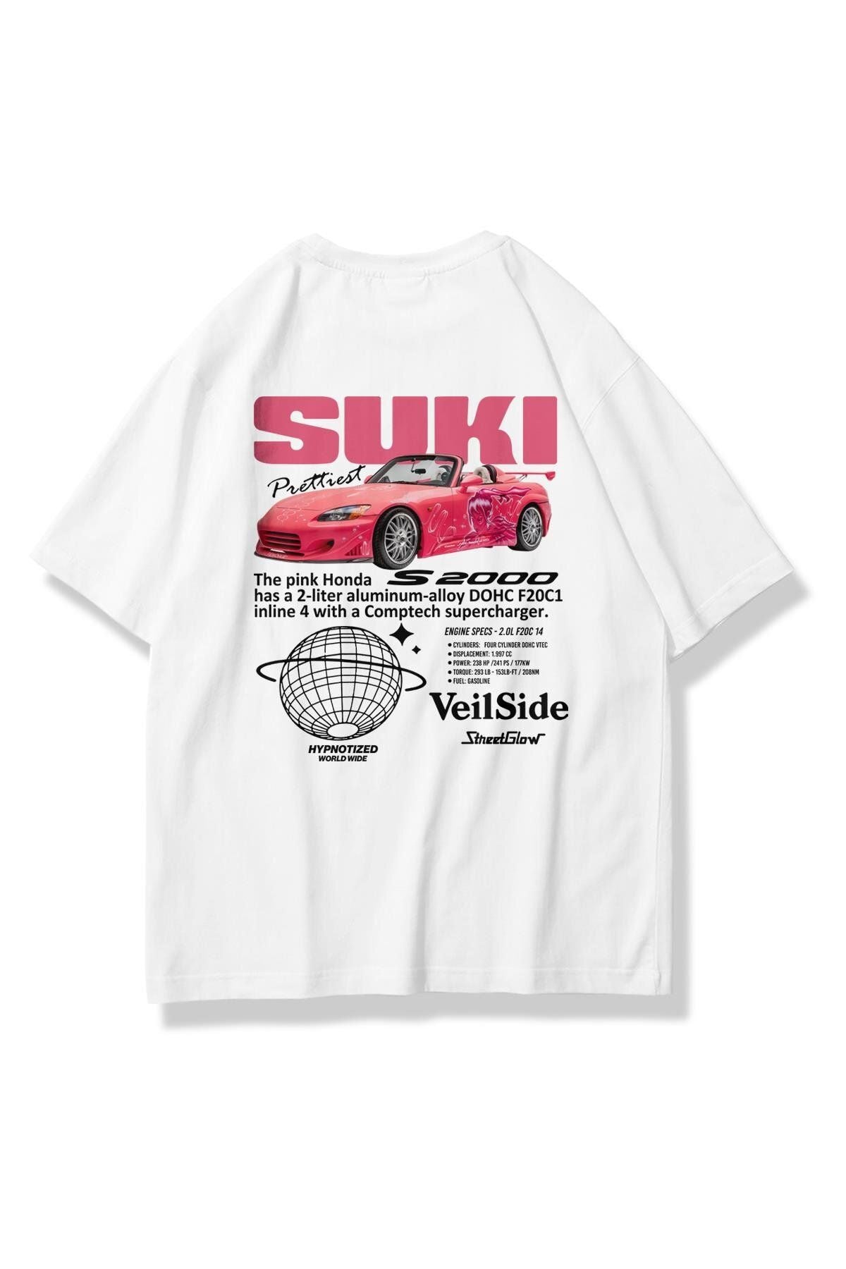 Unisex Suki Fast And Furious T Shirt White