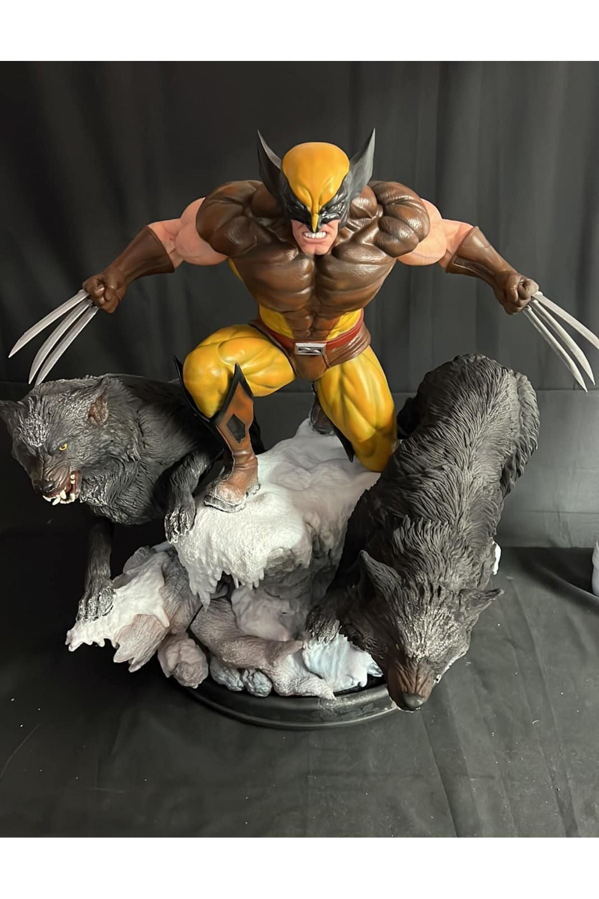 Marvel Wolverine Figure Wolverine Logan X-Men Large Size 25CM