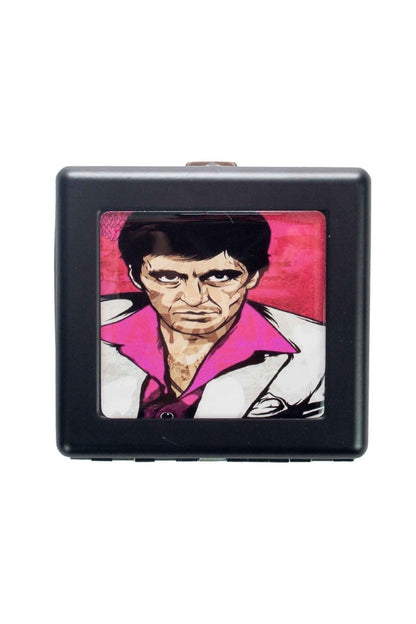 Scarface Metal Cigarette Case, Alpacino Cigarette Box