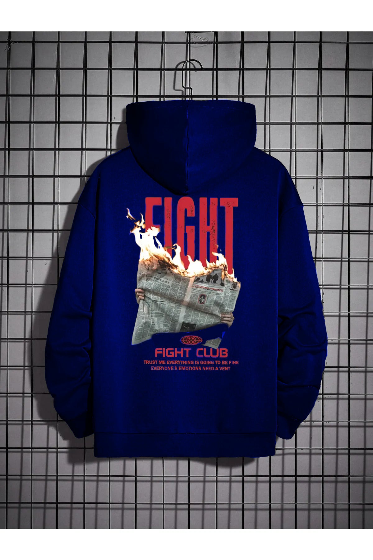 Fight Club Oversize Unisex Printed Sweatshirt Hoodie