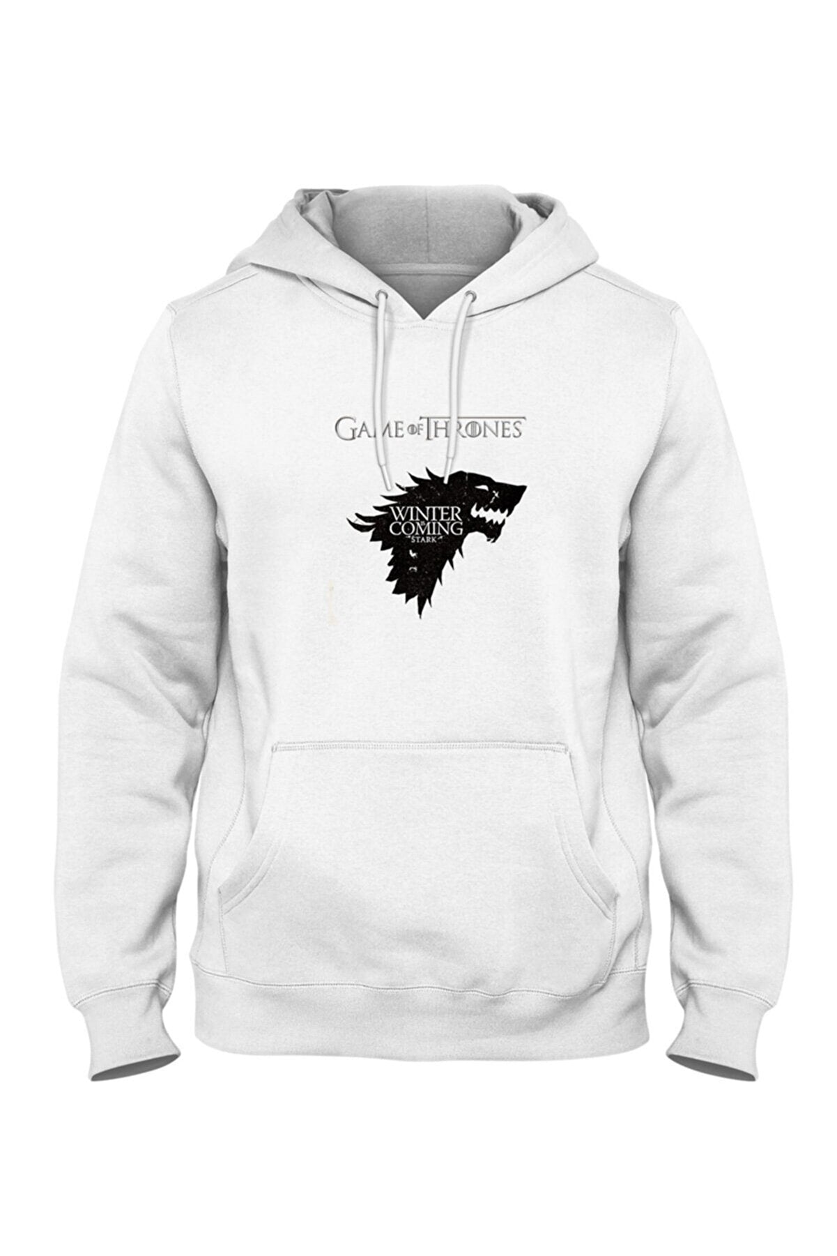 Game Of Thrones House Stark Pocketed Hoodie Sweatshirt