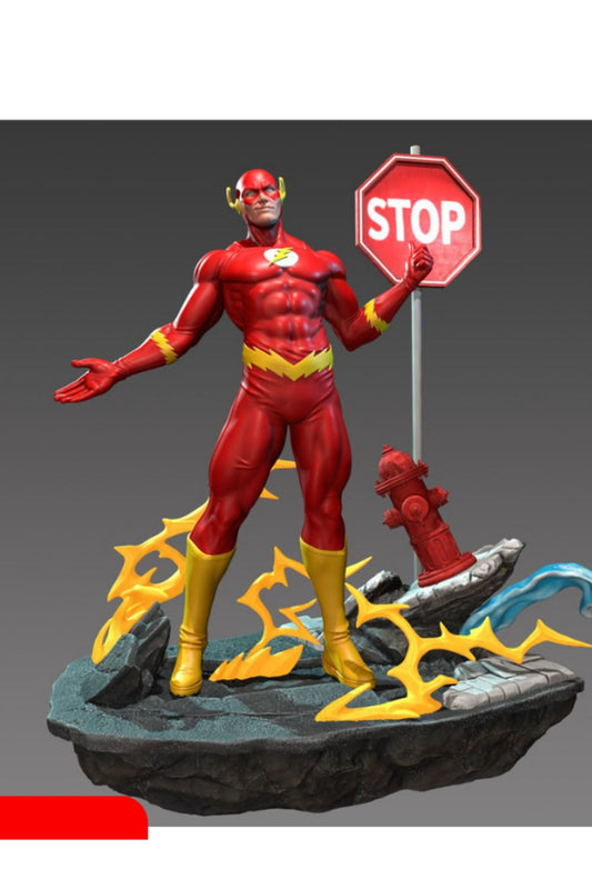 The Flash Figure The Flash City Invasion Painted Figure 20CM GIANT SIZE