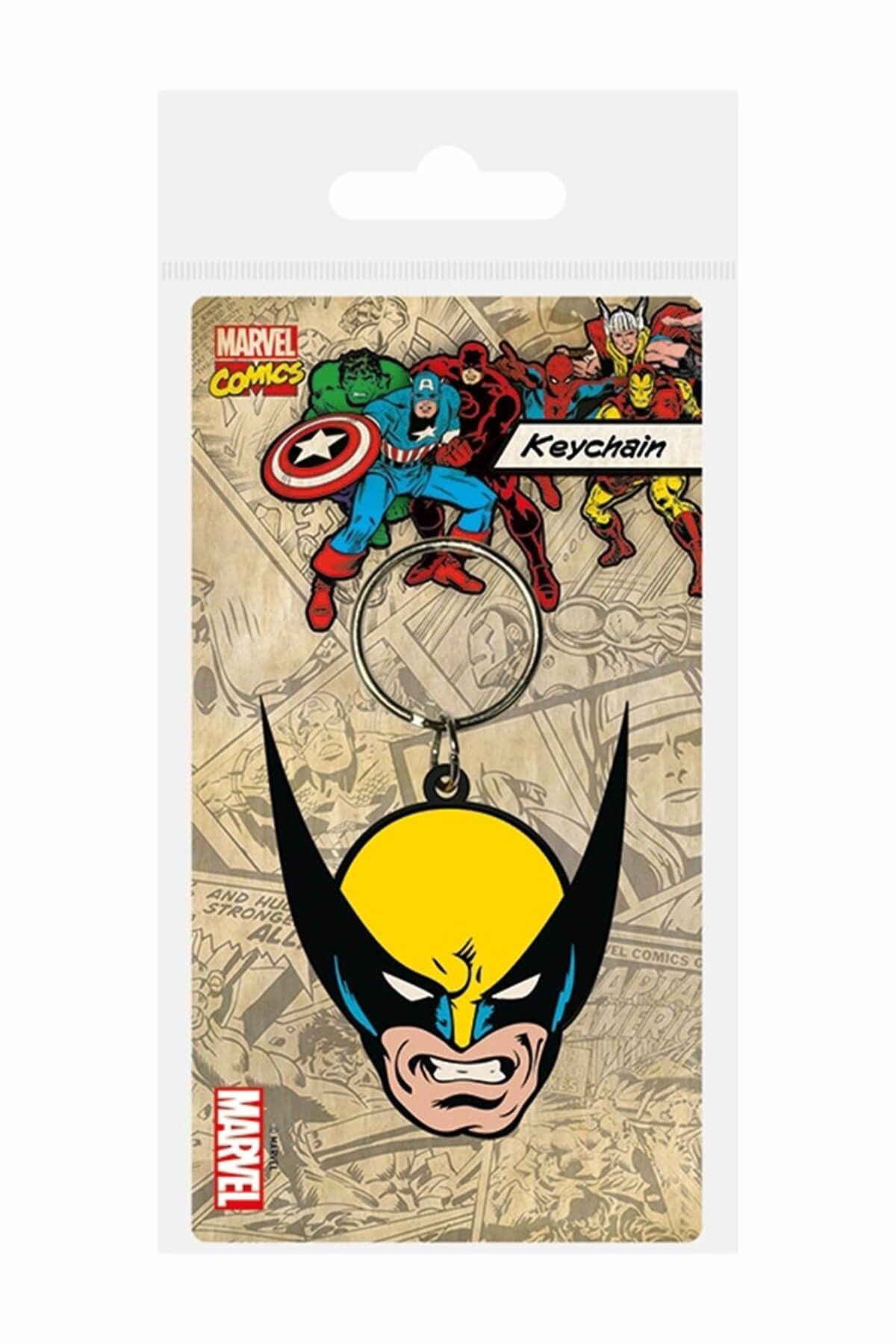 Keychain Wolverine Face