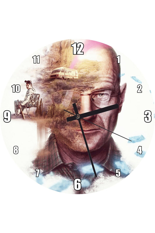 Breaking Bad Walter White And Jesse Pinkman Wall Clock 30cm Radius