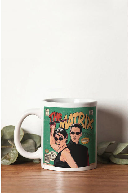 The Matrix Comic Book Desing Mug