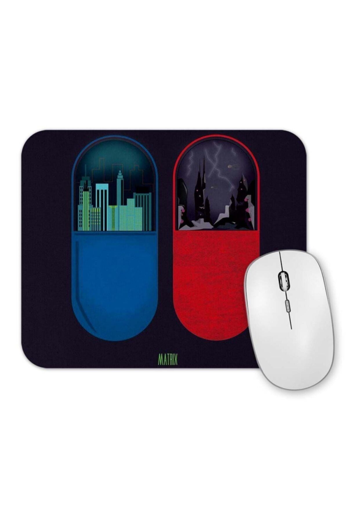 The Matrix Blue Red Pill Mouse Pad