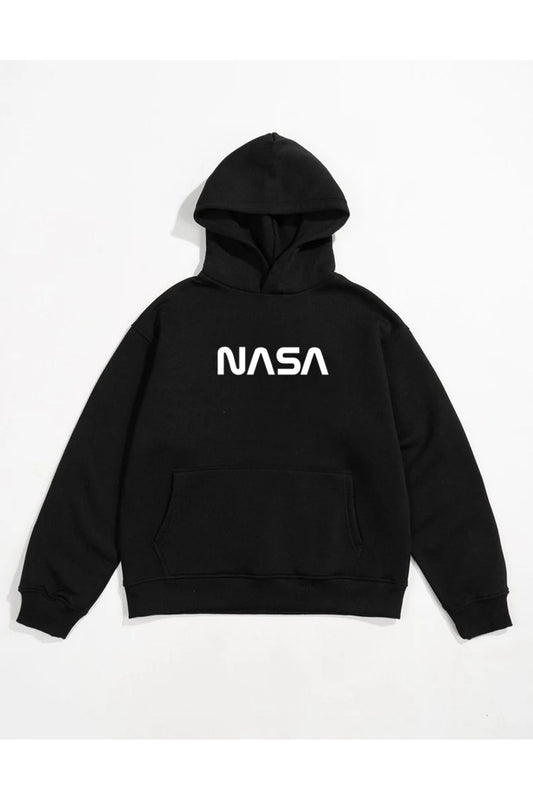 NASA Printed Oversize Hoodie