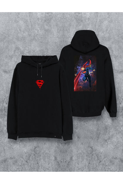 Superman Special Design Printed Hooded Unisex Sweatshirt Hoodie