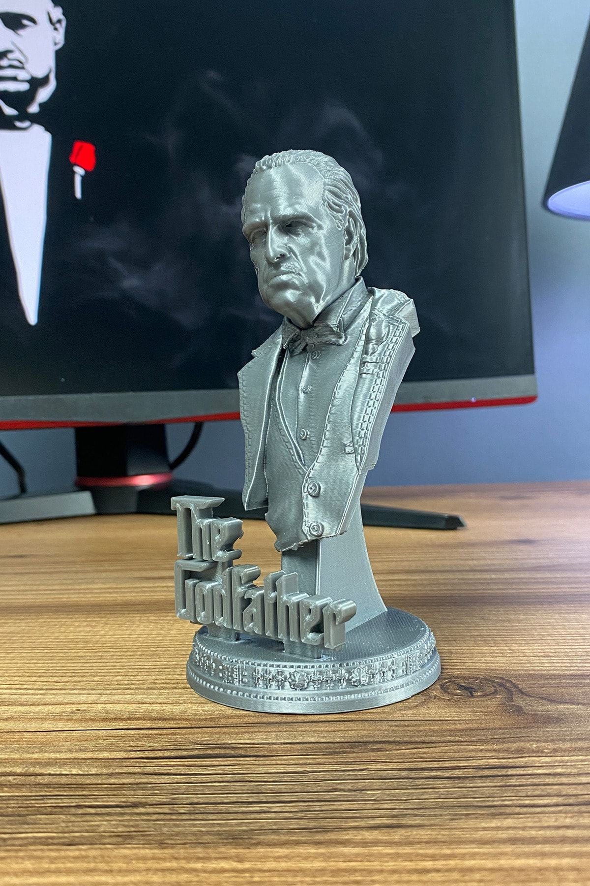 The Godfather Vito Corleone Marlon Brando Bust Figure 15cm