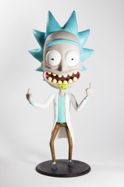 Rick And Morty Figure Set - Rick 23 Cm & Morty 19 Cm