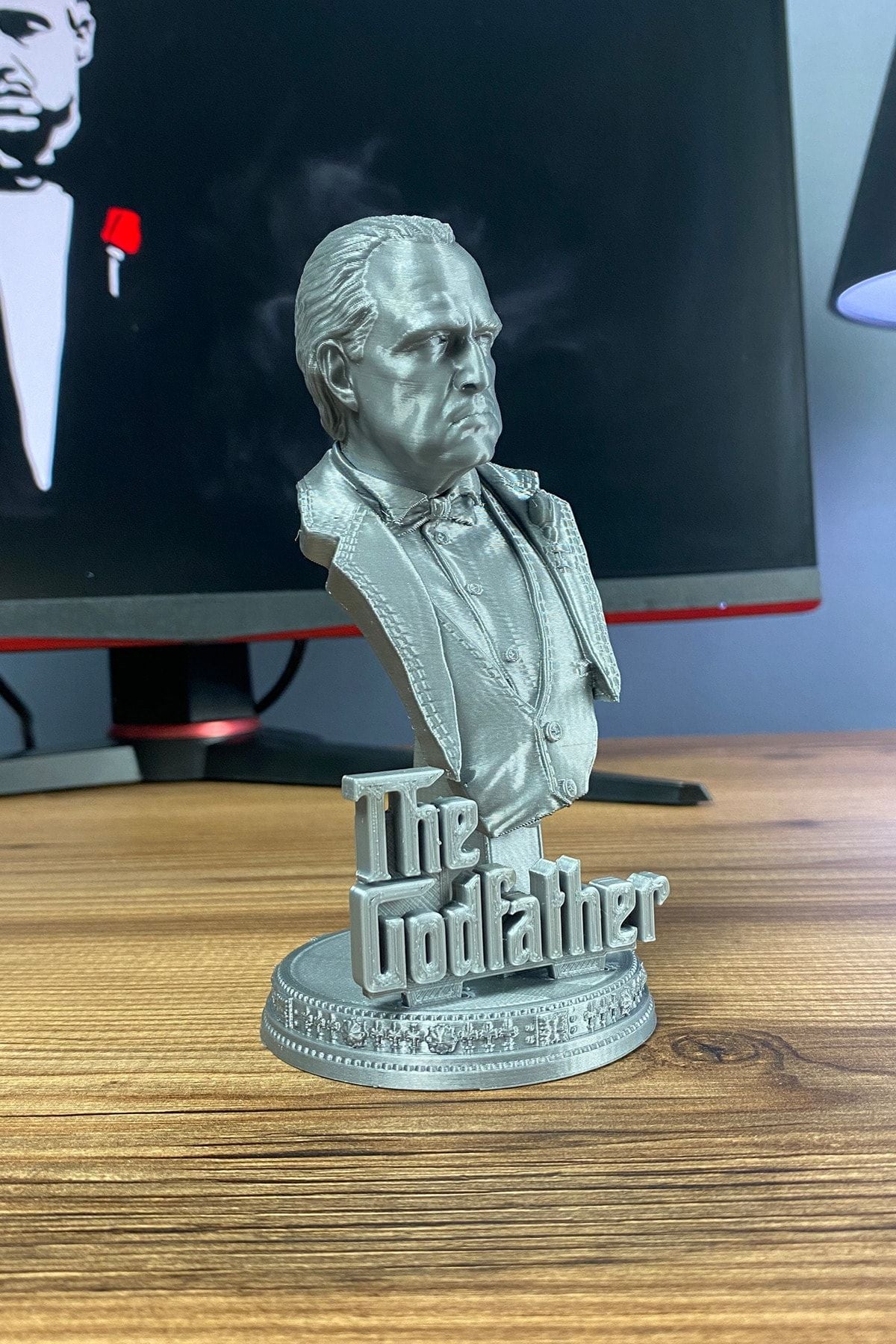 The Godfather Vito Corleone Marlon Brando Bust Figure 15cm