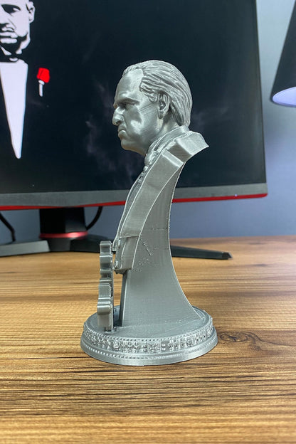 The Godfather Vito Corleone Marlon Brando Bust Figure 15cm