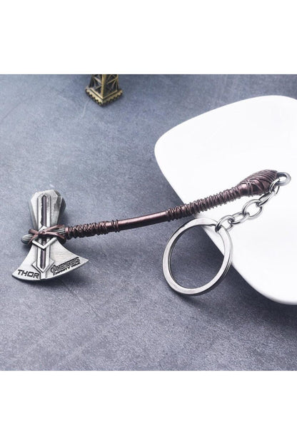 Avengers Infinity War Thor Mjolnir Stormbreaker Ax Keychain New Model